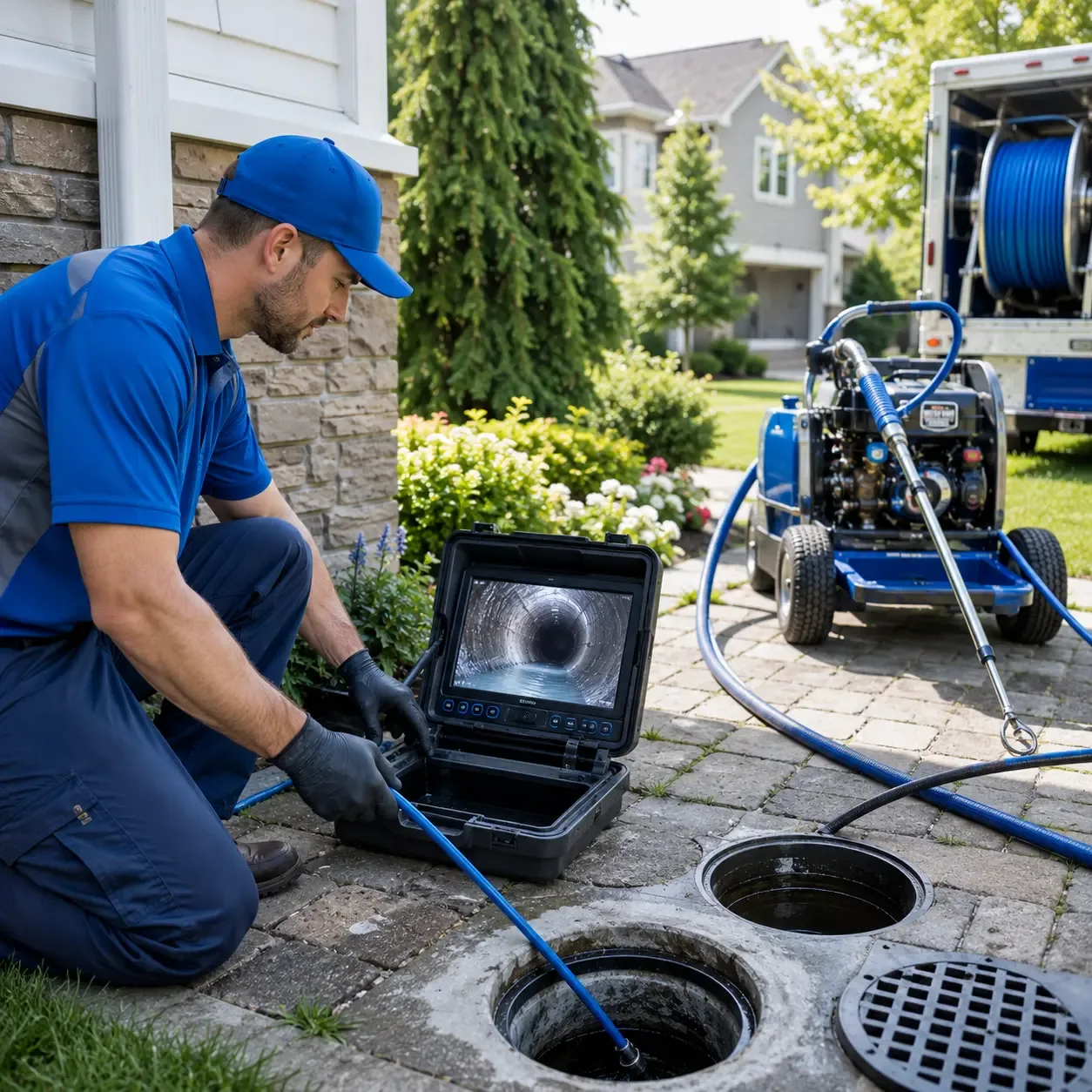 Outdoor drain cleaning professionals serving French Camp, MS